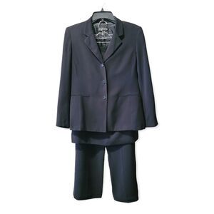 Kasper 3pc black business suit 10P